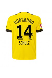 Borussia Dortmund Nico Schulz #14 Fotballdrakt Hjemme Klær 2022-23 Korte ermer